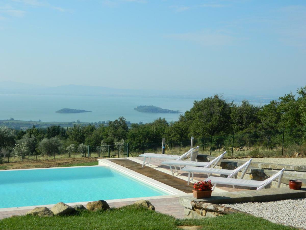 Di Colle In Colle - Country House With Private Pool Villa Tuoro sul Trasimeno Exterior photo